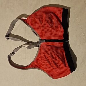 Sports Bra, Victoria secret(VSX), 34C, neon orange, worn